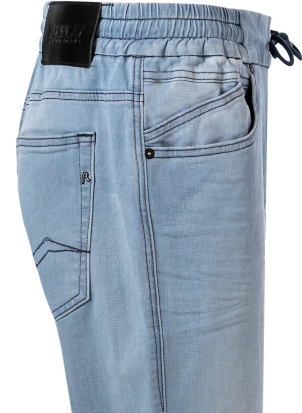 Replay, Jeans, Baumwoll-Stretch, hellblau