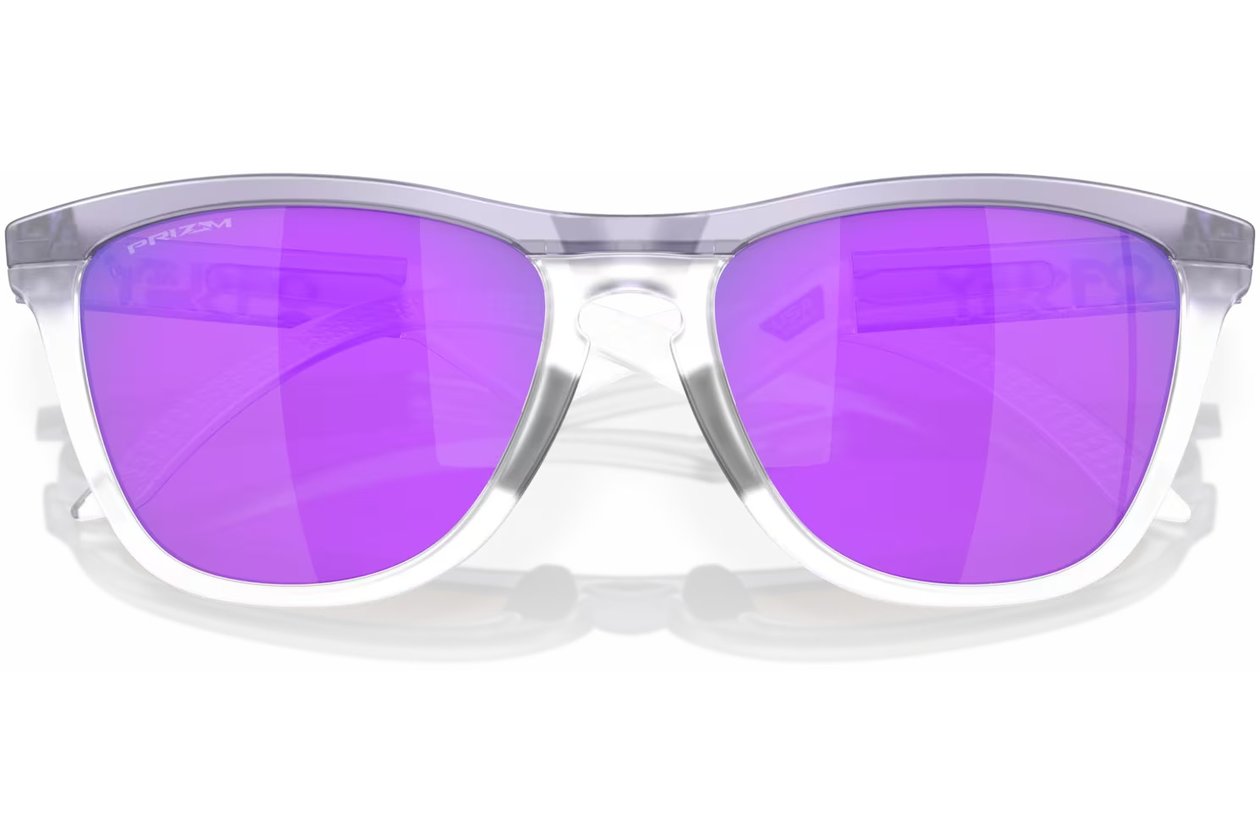 Oakley Frogskins Hybrid Matte Trans Lilac/Clear - Prizm Violet