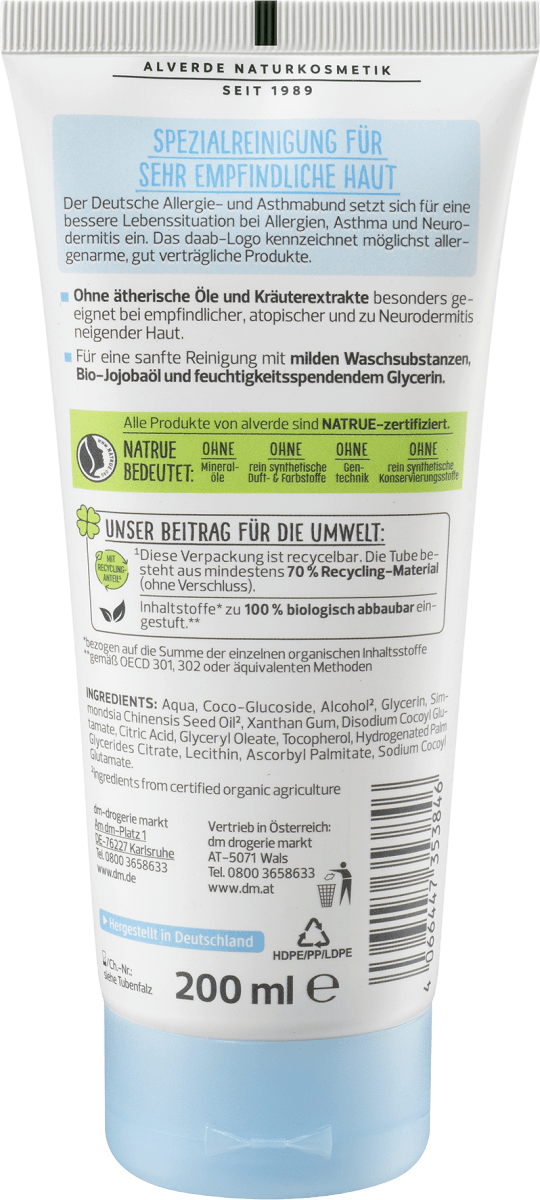Duschcreme  Ultra Sensitiv, 200 ml