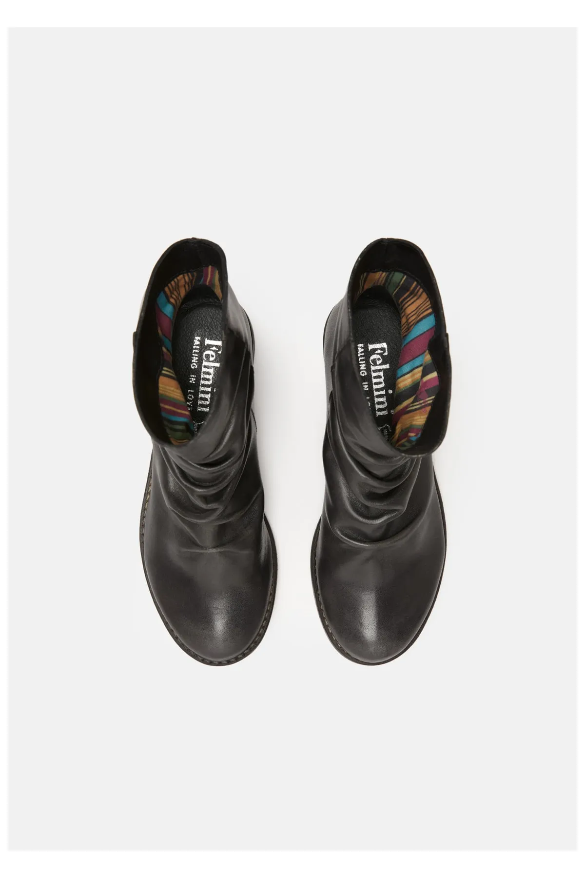 Felmini  Stiefelette - Schwarz - Blockabsatz