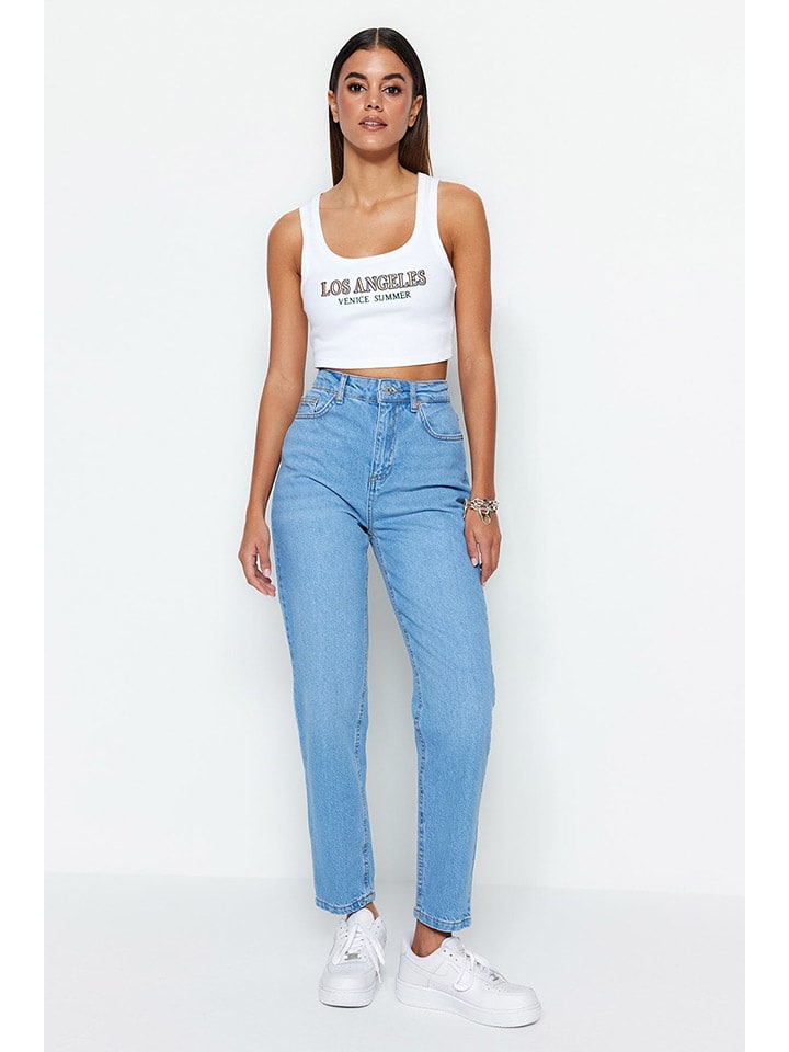 trendyol Jeans - Tapered fit - in Hellblau günstig kaufen