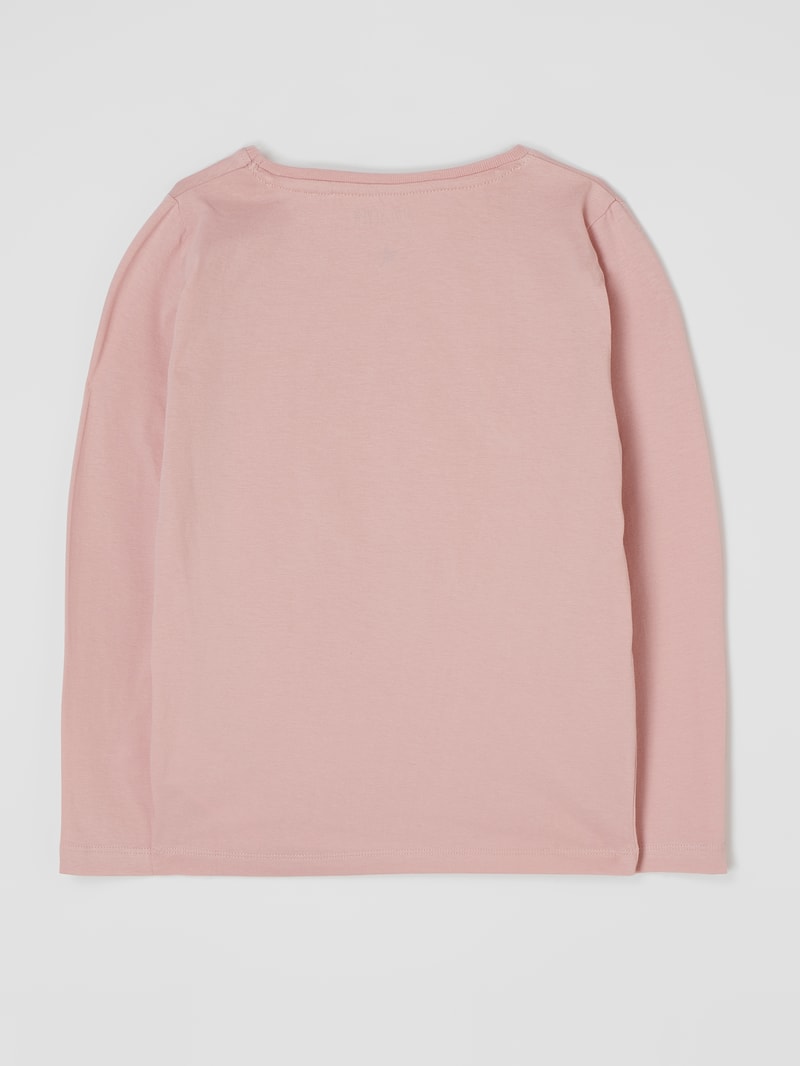 Longsleeve mit Wendepailletten in altrosa