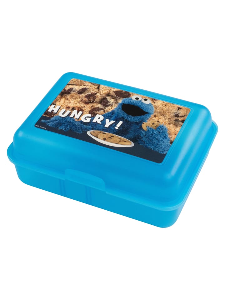 Sesamstraße Sesamstraße Brotdose Krümelmonster Hungry Lunchbox Butterbrotdose in blau günstig kaufen onesize