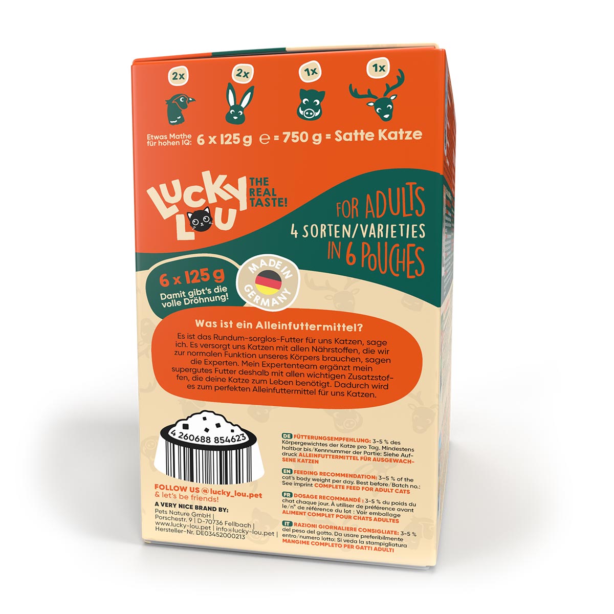 Lucky Lou Lifestage Adult Wild-Mix 6x125g kaufen bei ZooRoyal