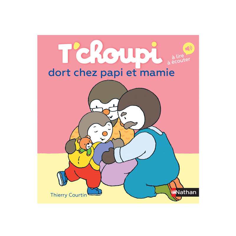 Livre T'choupi dort chez papi et mamie - Nathan Jeunesse