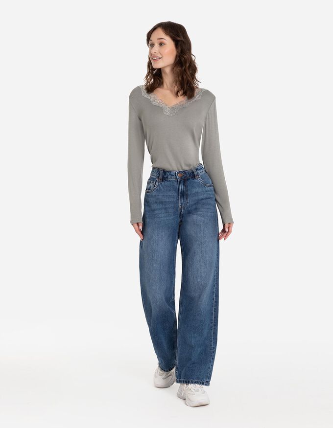 Langarmshirt - LENZING™ ECOVERO™
