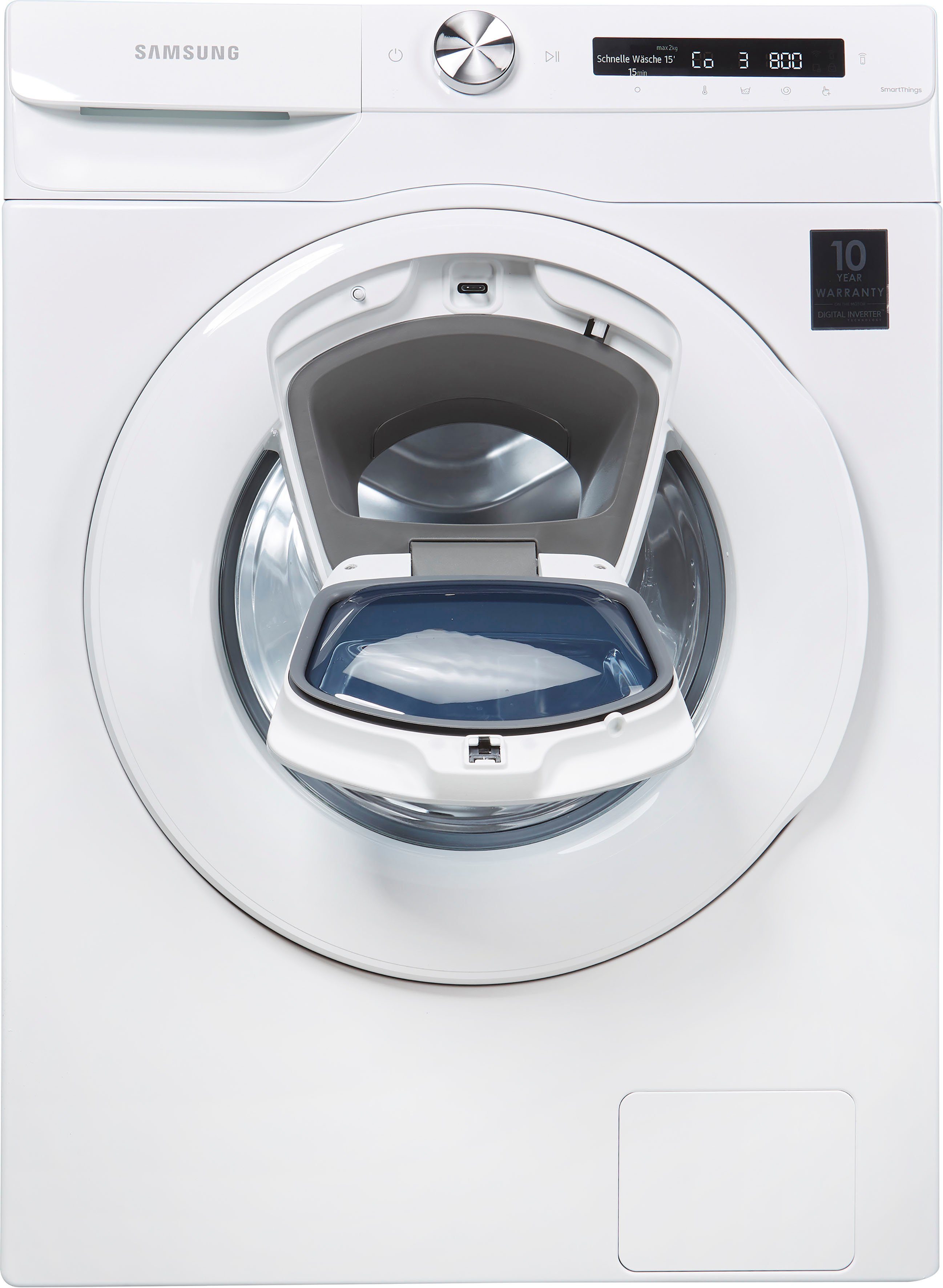 Samsung Waschmaschine WW5500T WW80T554ATW, 8 kg, 1400 U/min, AddWash™