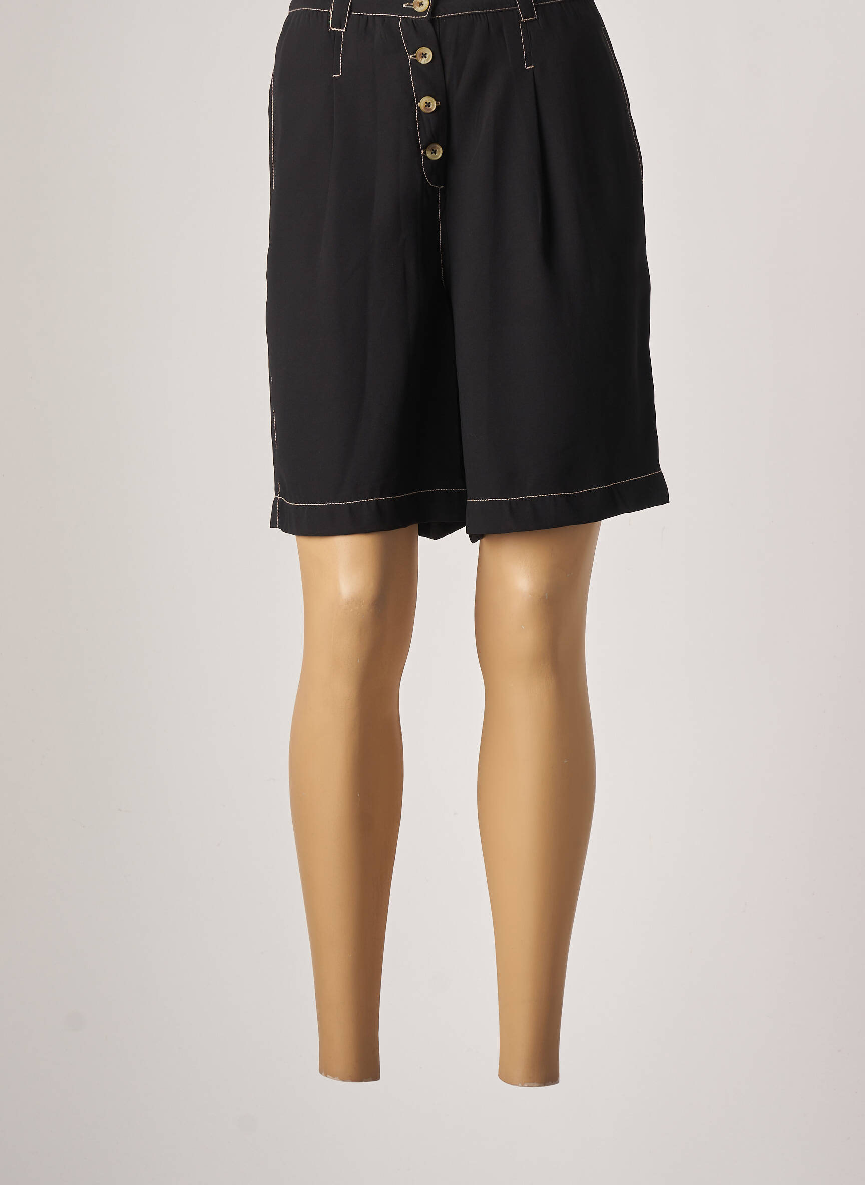 Md M Bermudas Femme couleur noir