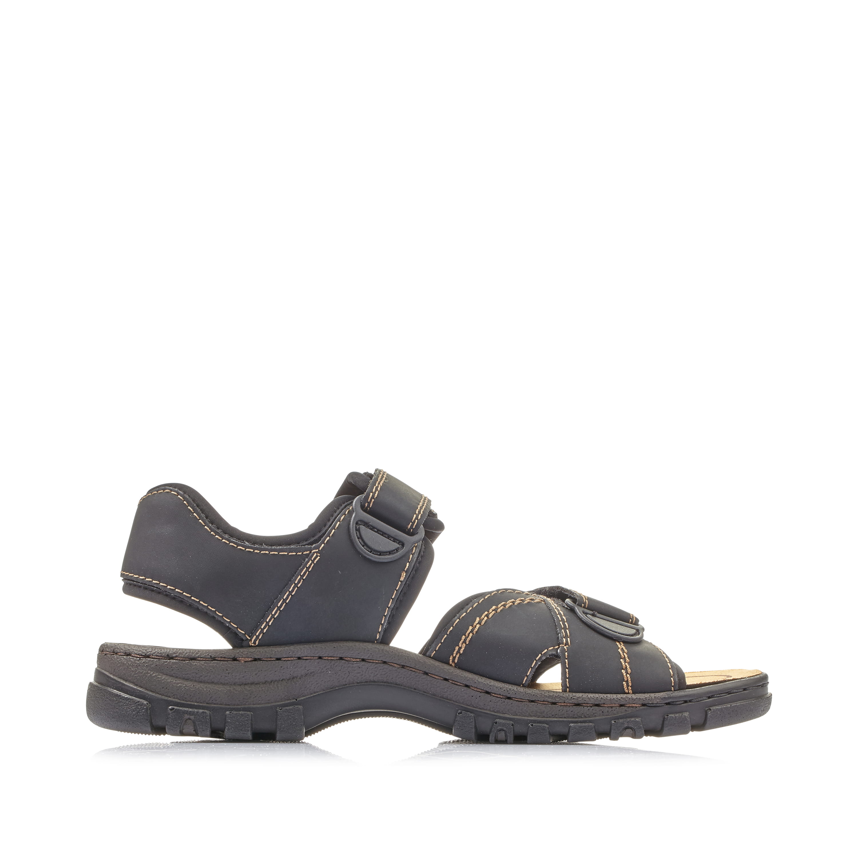 Rieker Herren Trekkingsandalen graphitschwarz