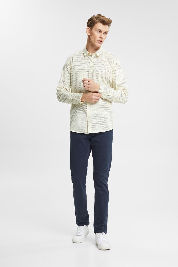 Slim-Fit-Hemd mit Herzprint