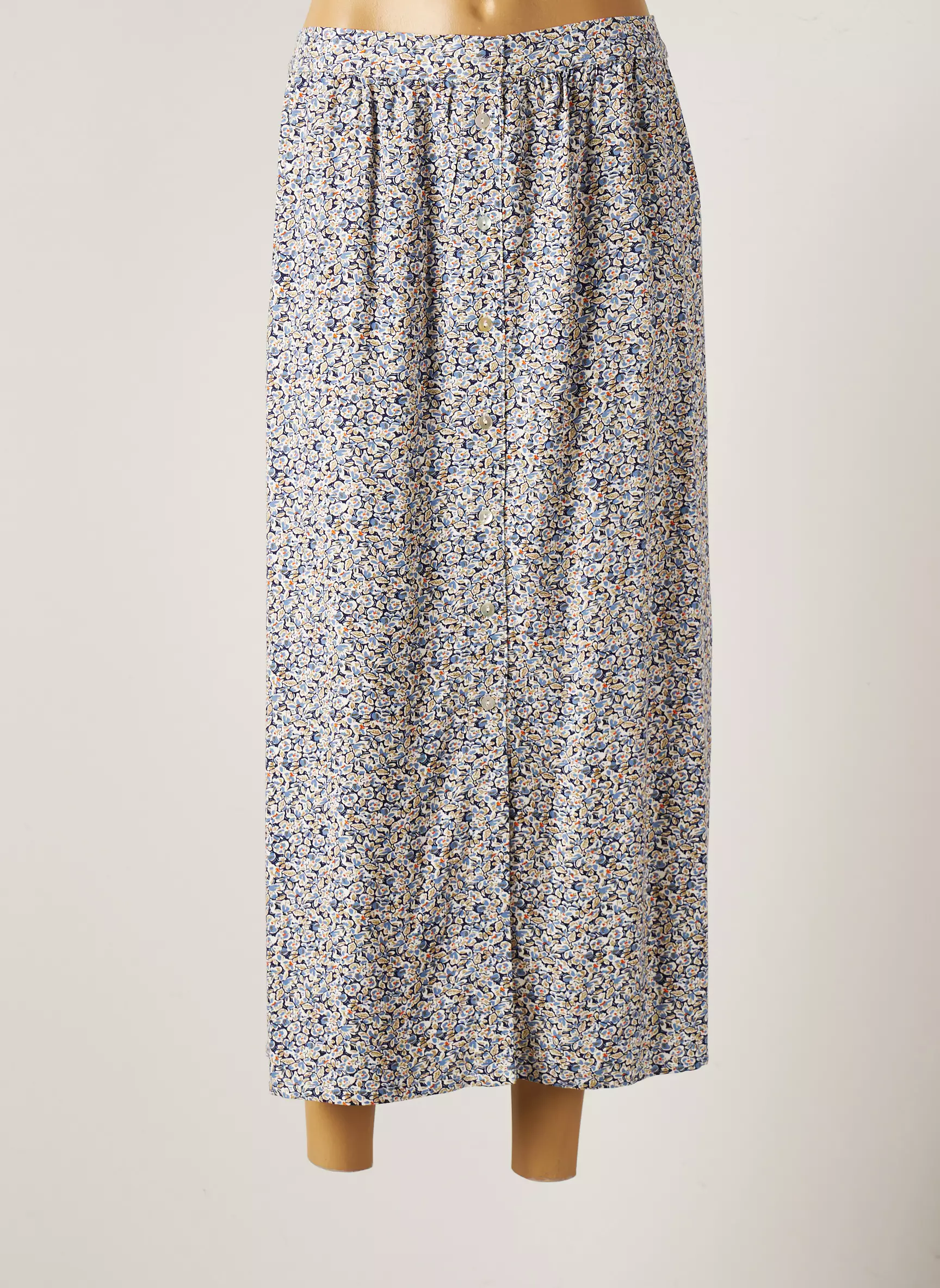 C Est Beau La Vie Jupes Longues Femme couleur bleu