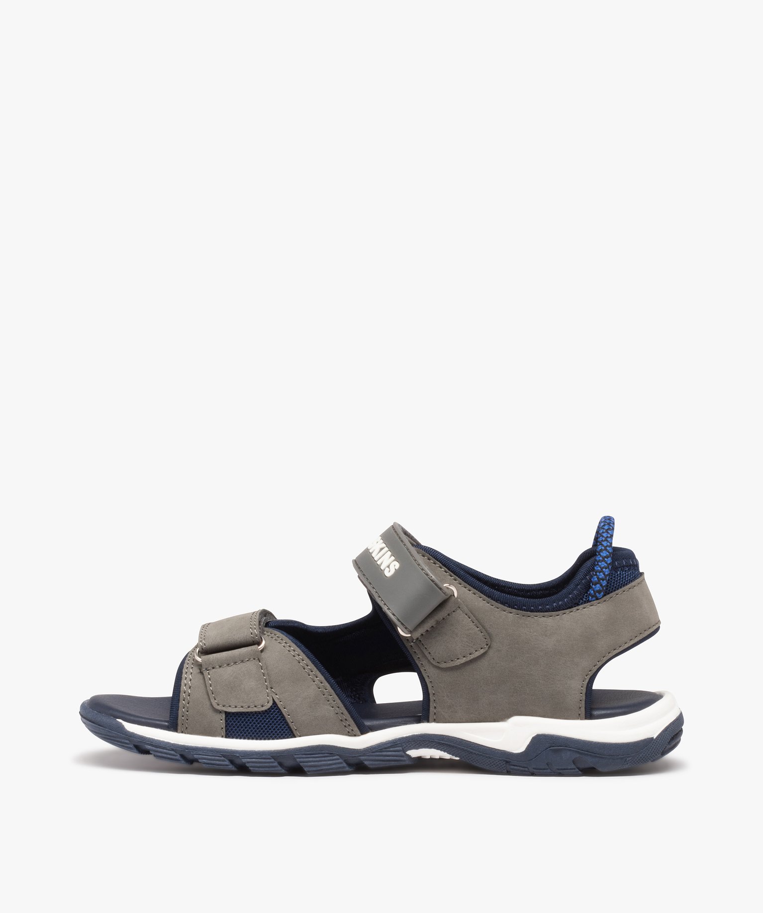 Sandales sport Garçon à brides scratch - Redskins gris | GEMO