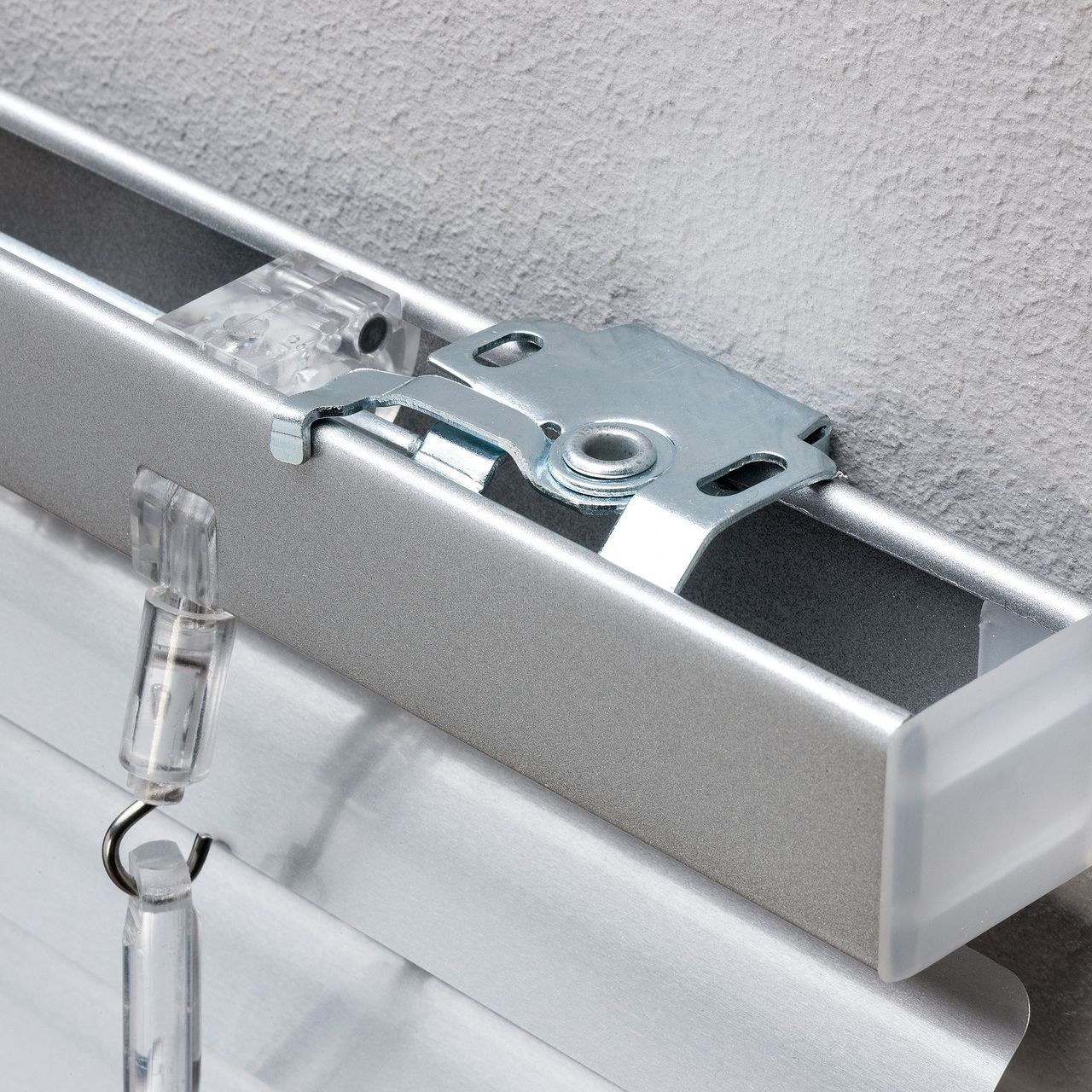 Lichtblick Jalousie Aluminium - Silber, 90 cm x 220 cm (B x L)