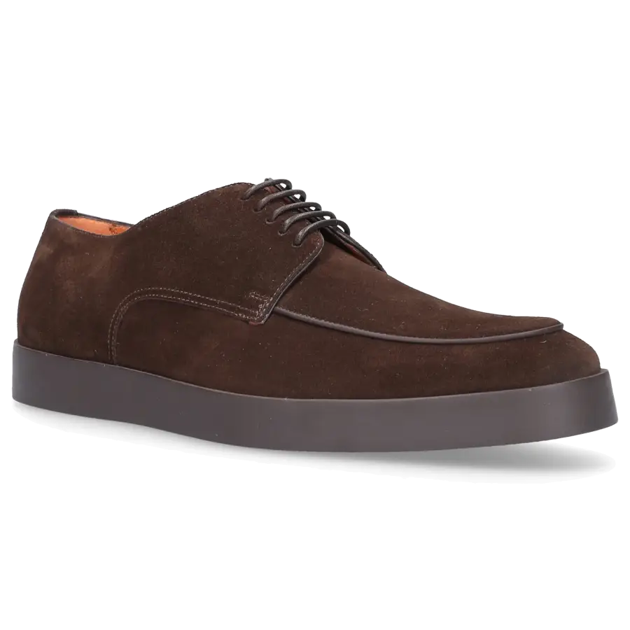 Santoni - Sneaker low 16796 Veloursleder - braun
