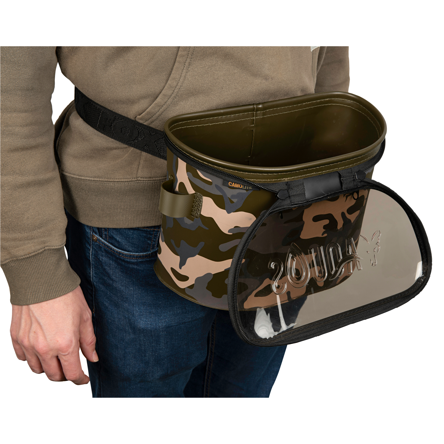 Fox Carp Bauchtasche Aquos Camolite™ Bait Belt (Large, 8 l)