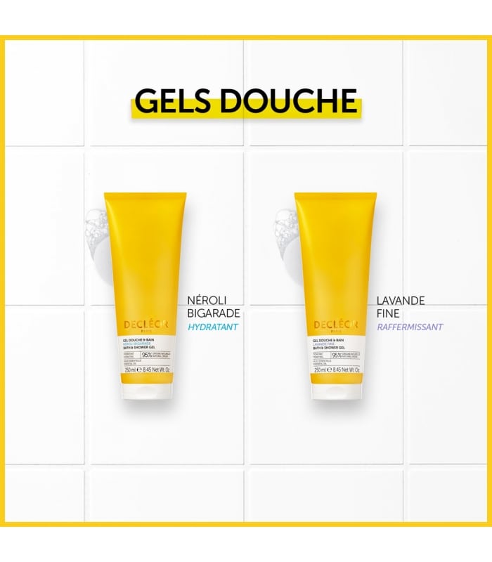 DECLÉOR-GEL DOUCHE & BAIN NÉROLI BIGARADE-Gel Douche Hydratant Visage et Corps