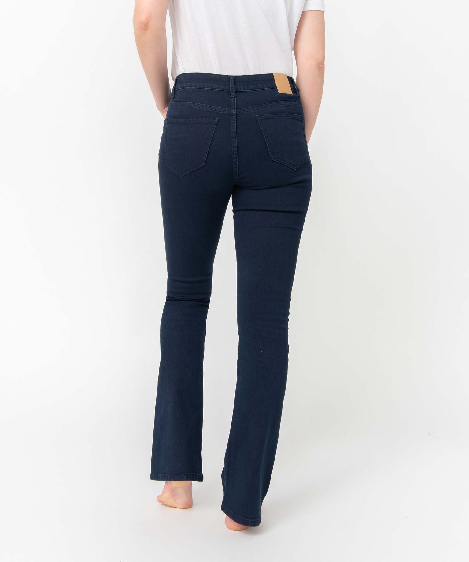 Jean femme coupe Bootcut taille normale blue black | GEMO