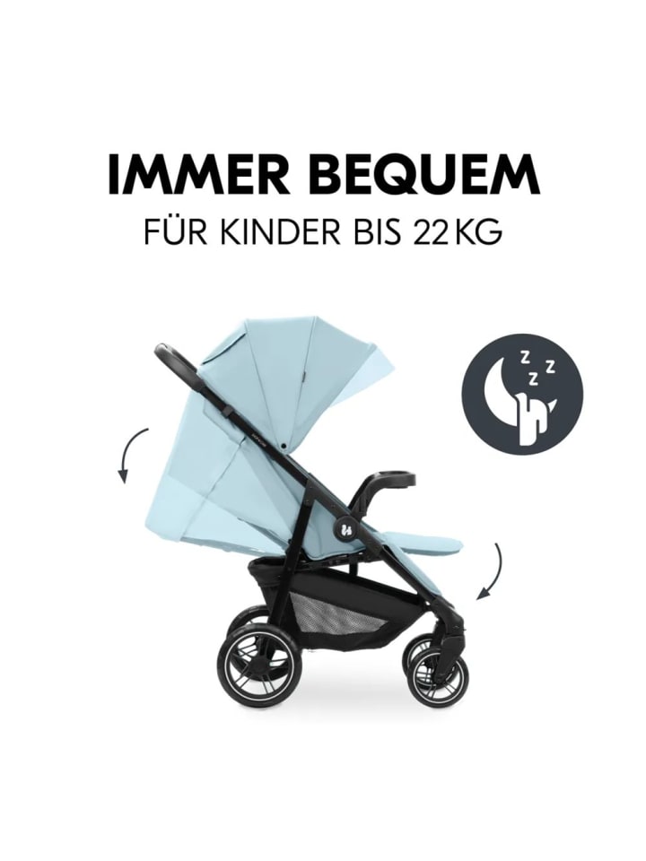 Hauck Buggy Shop N Care inkl. Autositz Pebble Pro in blau,schwarz günstig kaufen onesize