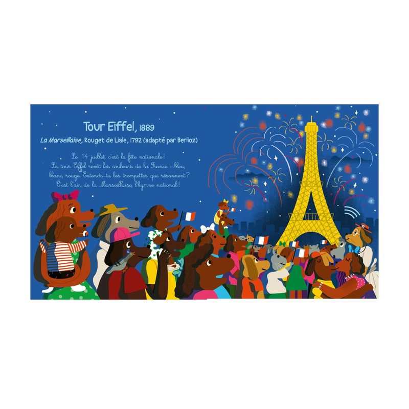 Livre Mon petit Paris en musique - Gründ