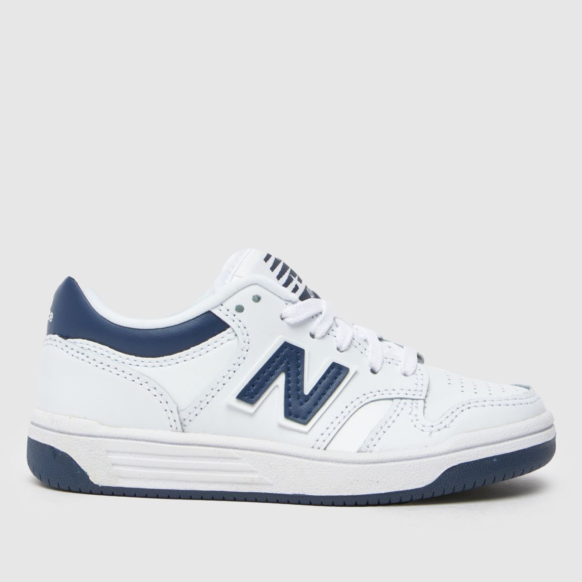 New Balance vita och marinblå 480 Junior-sneakers för pojkar