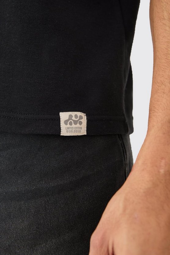 Kastiges Oversize T-Shirt mit Homme-Stickerei