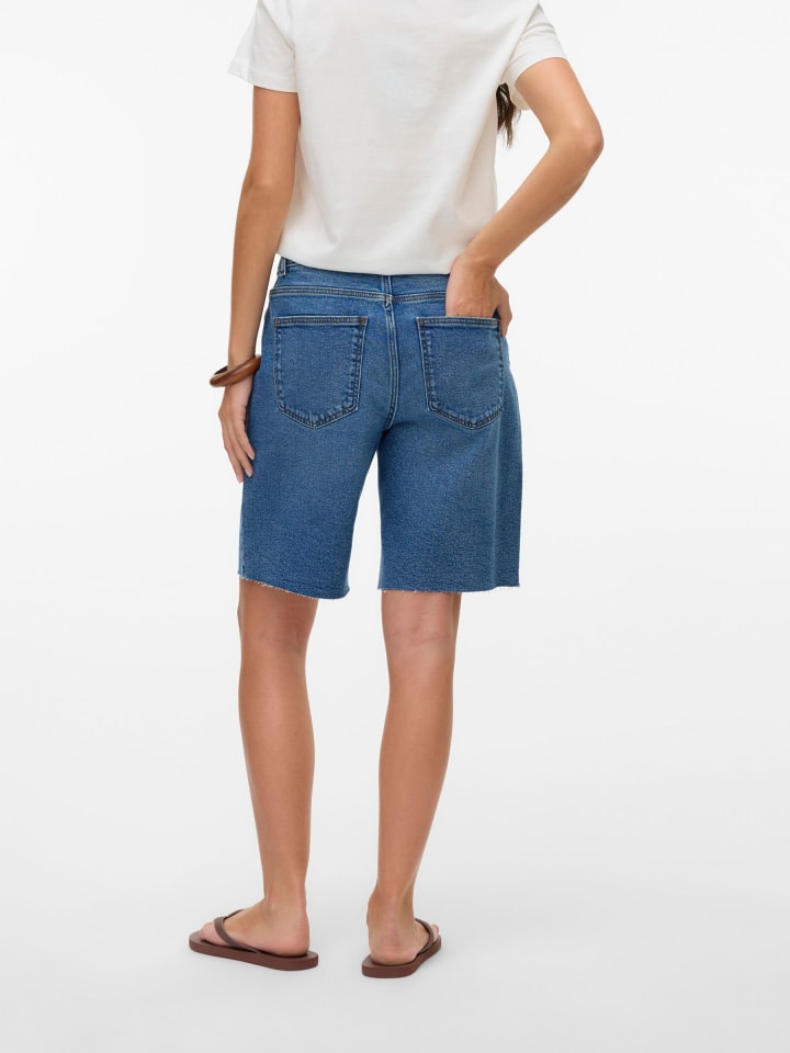 Vero Moda Jeans-Shorts in Medium Blue Denim günstig kaufen