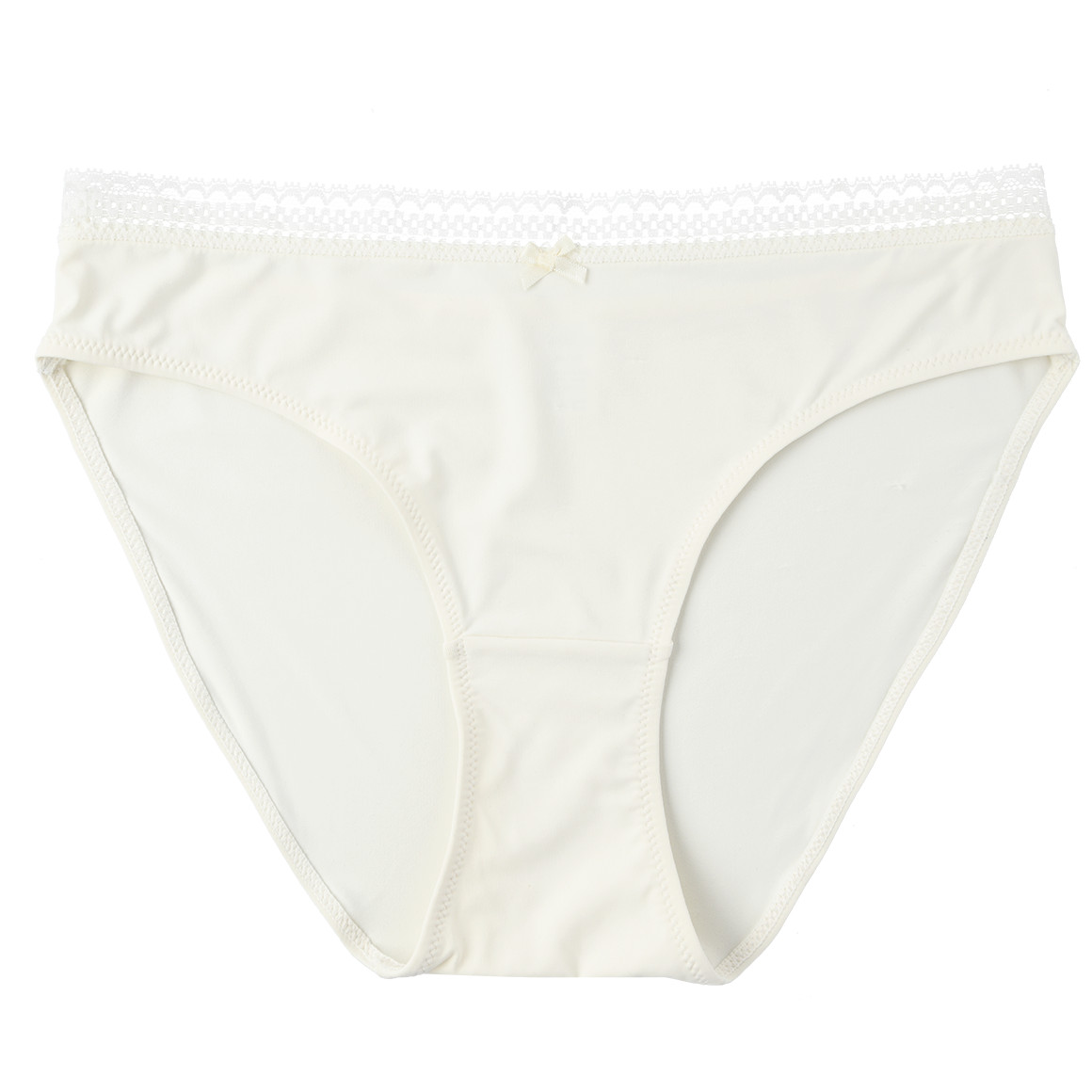 3 Damen Slips mit Spitzenbund