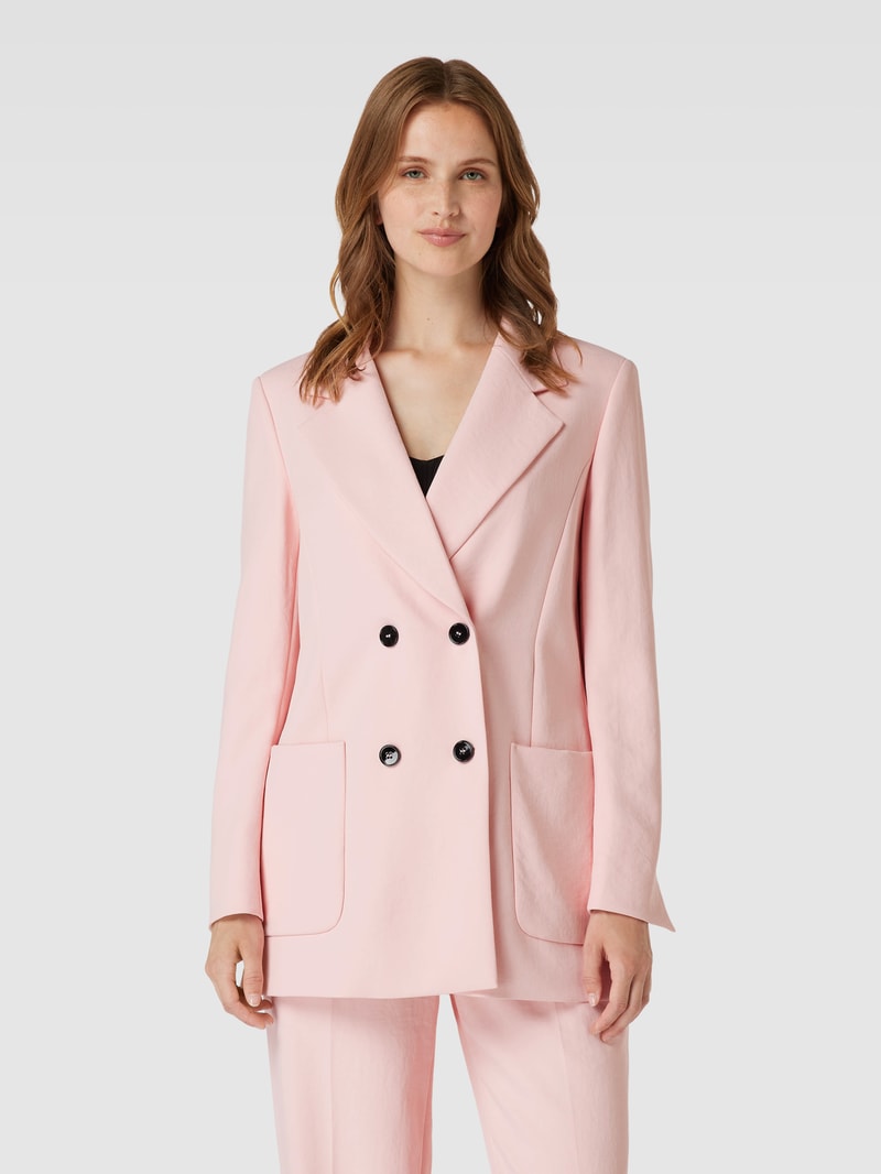 Blazer mit Knopfverschluss in rosa
