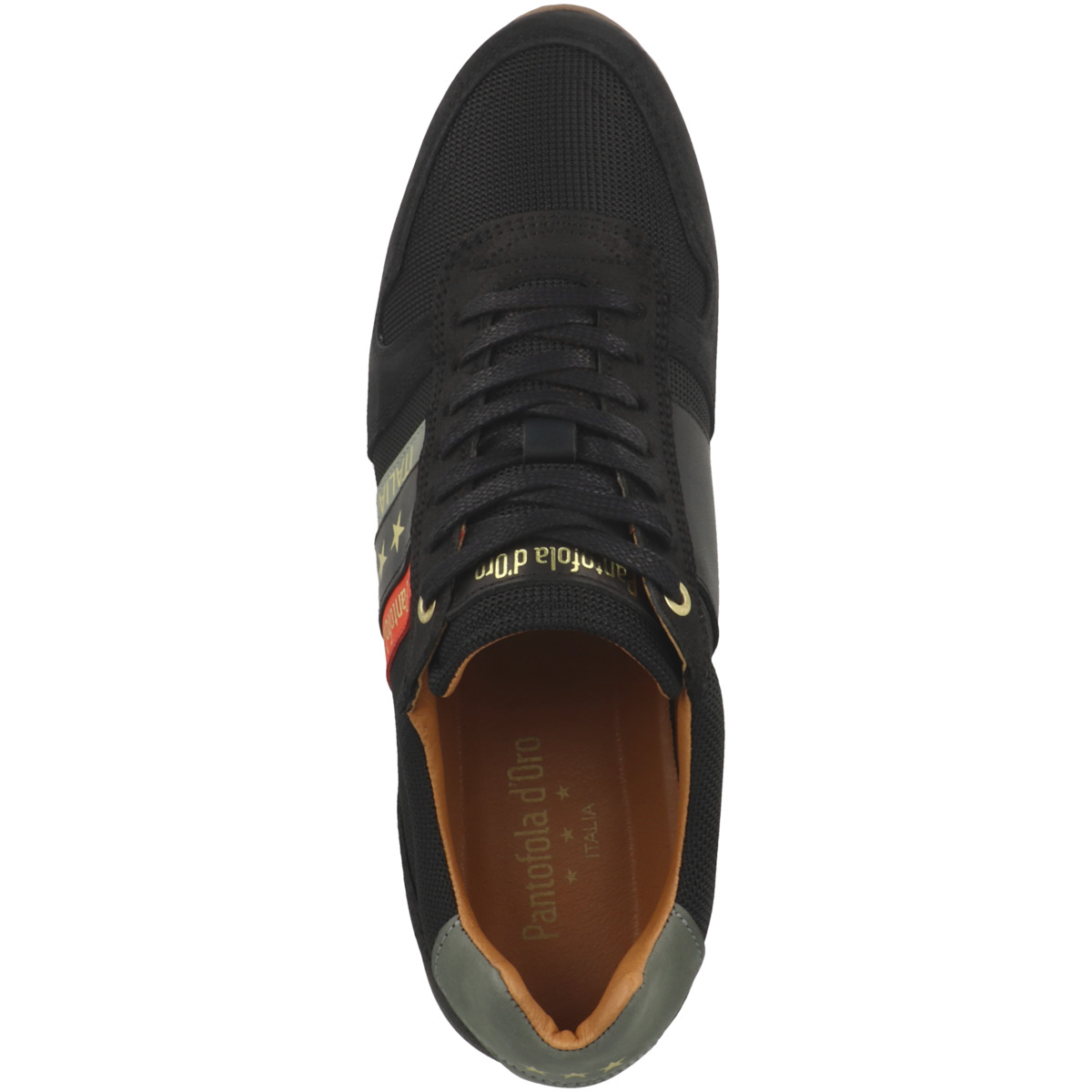 Pantofola d Oro Rizza N Uomo Low Sneaker Low schwarz