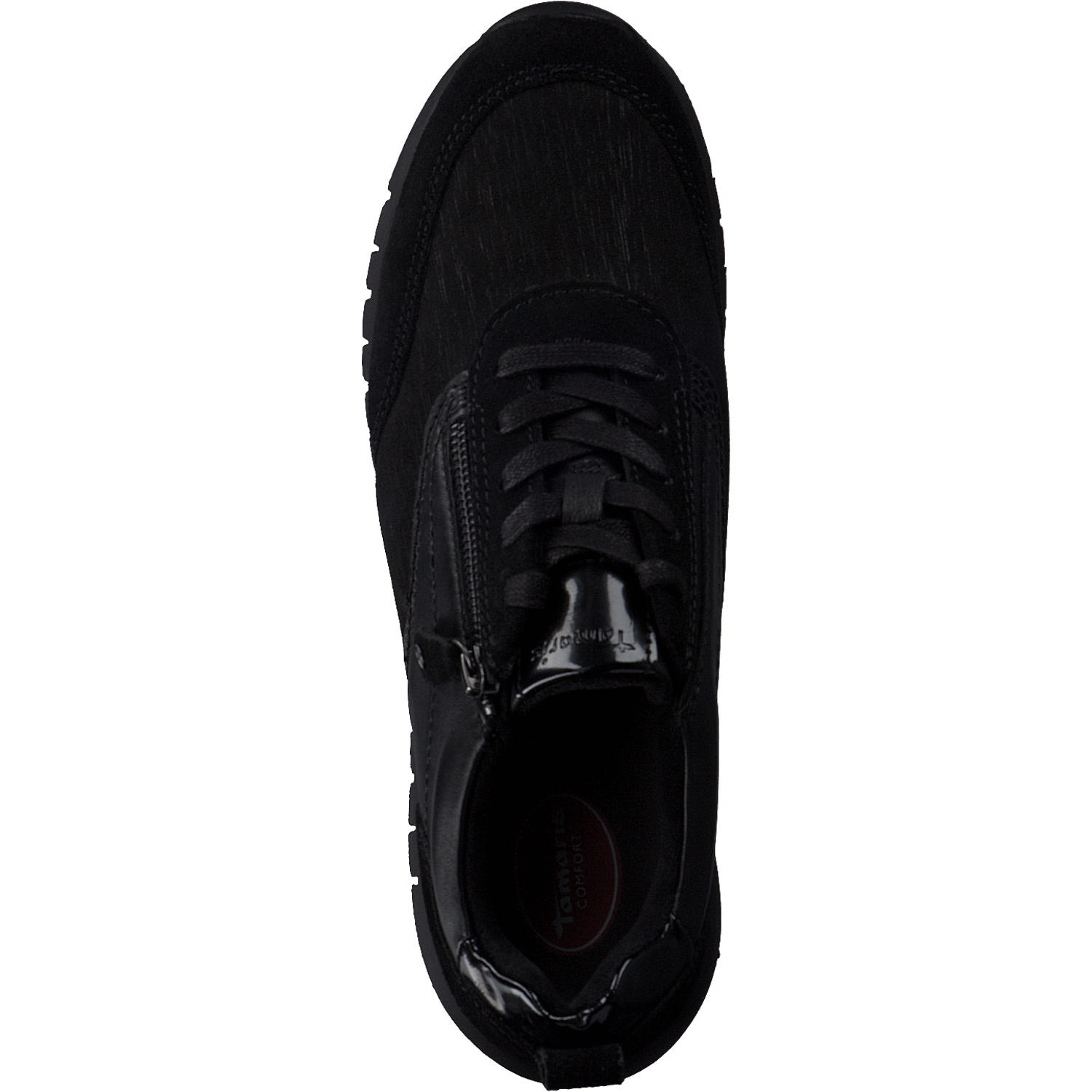 Jana Shoes 83705, Schnürschuhe, Damen, Schwarz