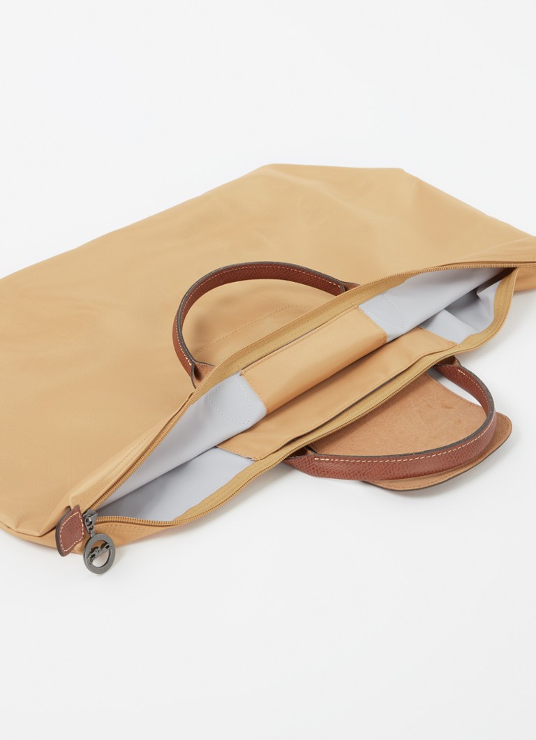 Geantă de voiaj Longchamp Le Pliage Original, mărimea S, cu detalii din piele.