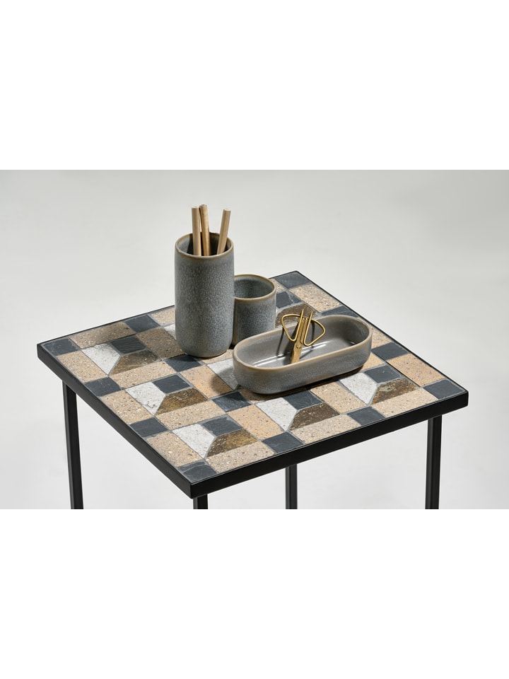 Villa Collection Aufbewahrungsgefäß in Grau - (B)12,5 x (H)14 x (T)7 cm günstig kaufen onesize
