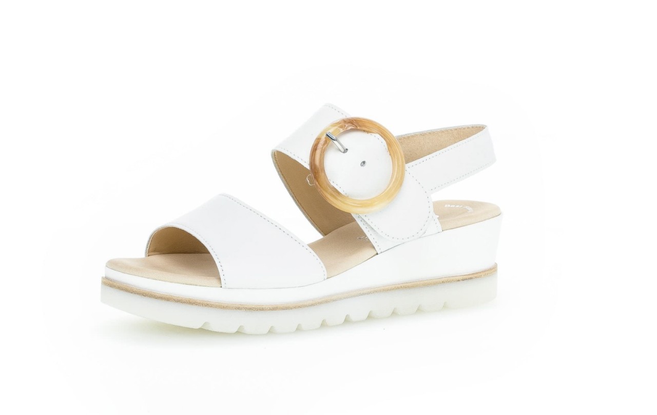 GABOR Klassische Sandalen weiss Fashion 24