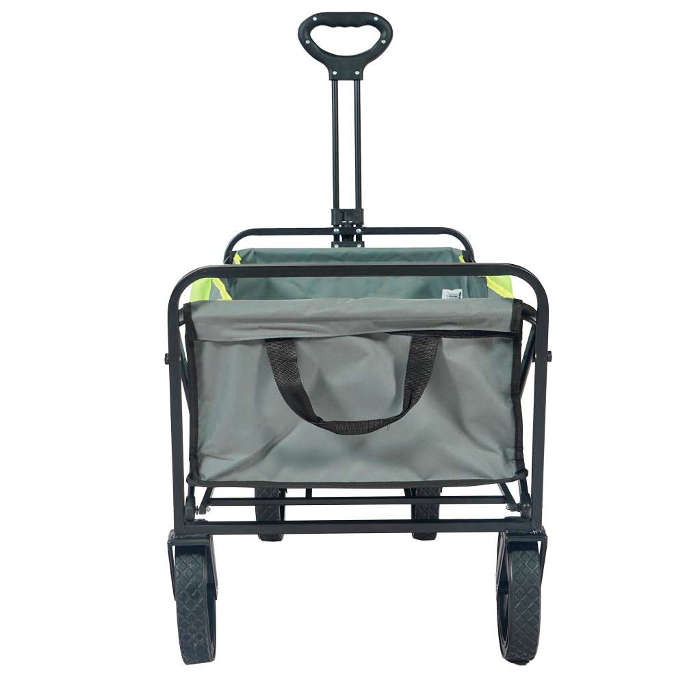 MUWO faltbarer Bollerwagen 100 L, max. 110 kg grün