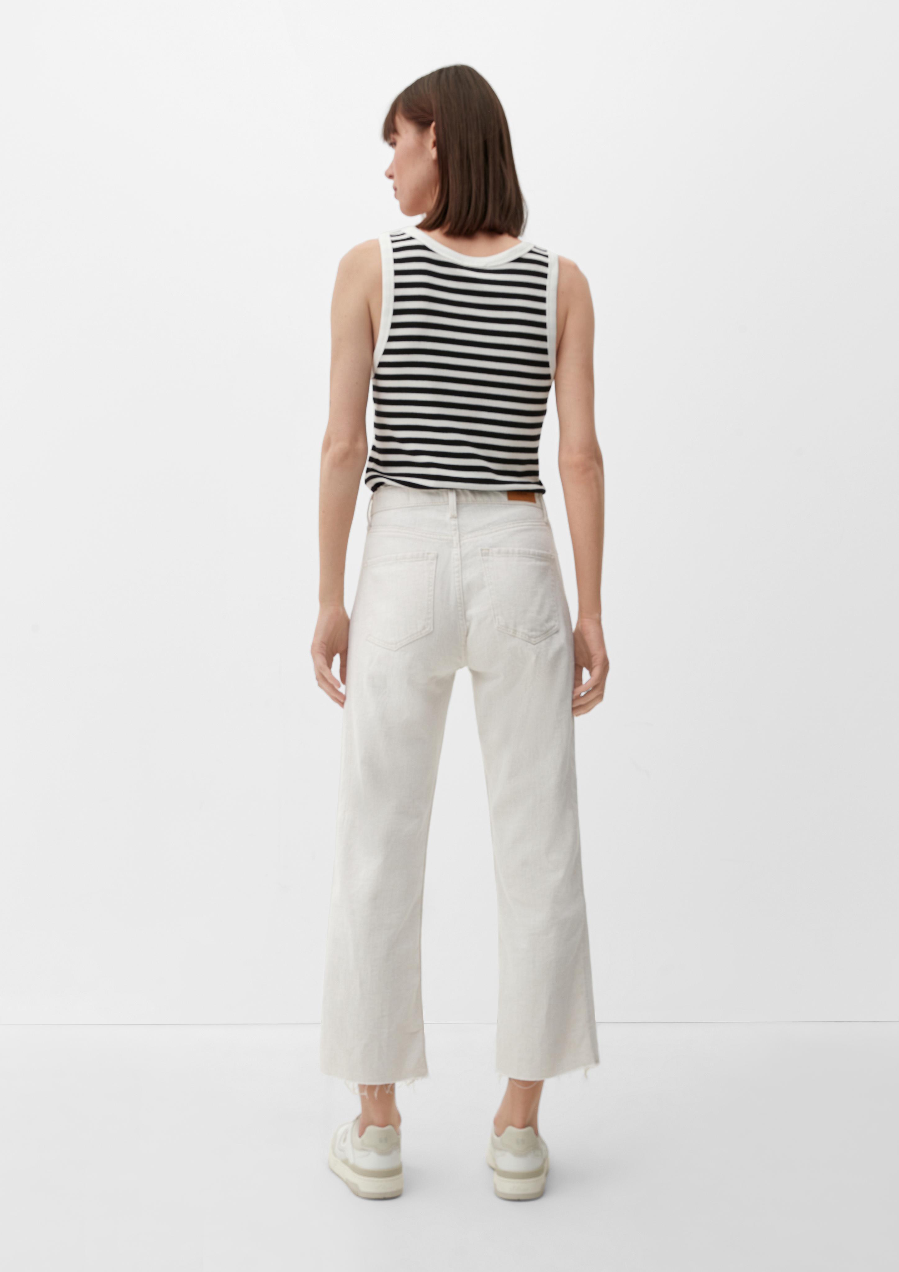 Streifentop mit Rippstruktur  2130702-99G9