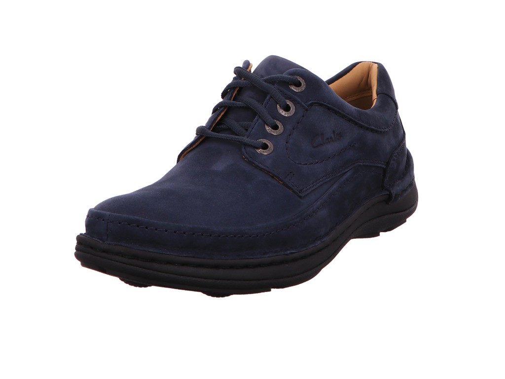 CLARKS Freizeit Schnürer blau