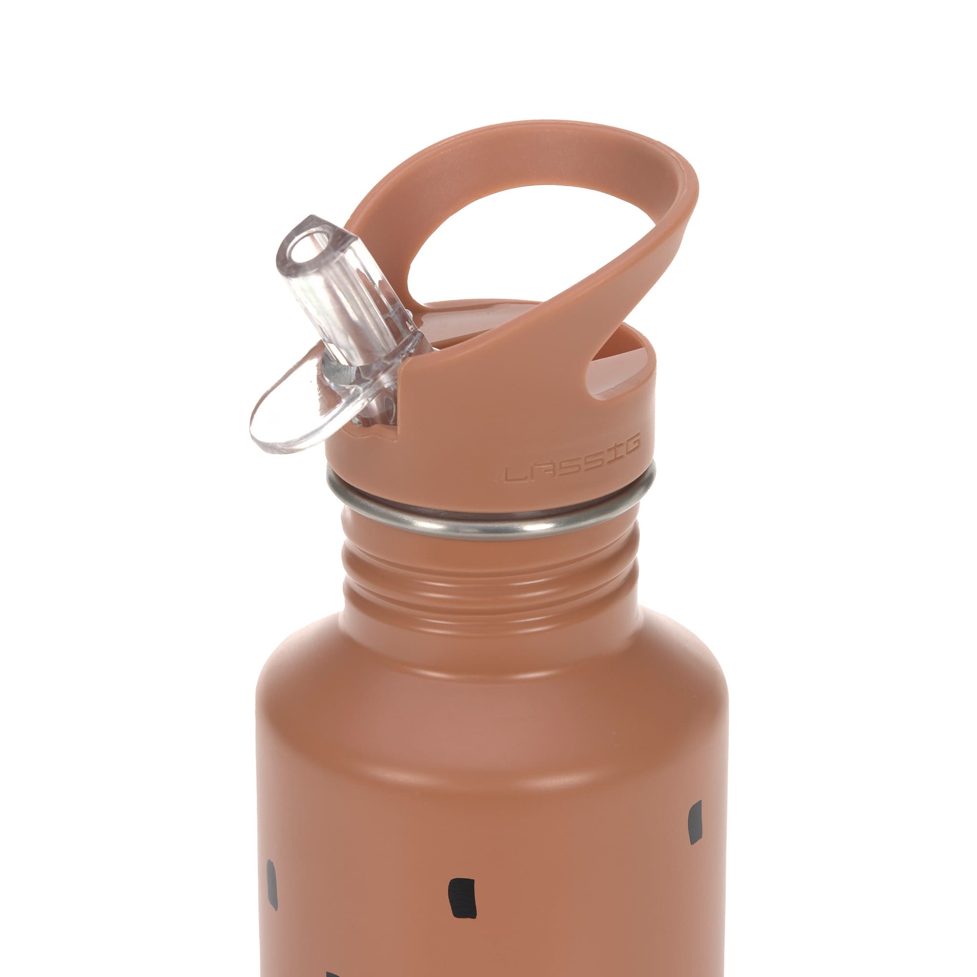 Edelstahl Kinder Trinkflasche - Happy Prints, Karamell