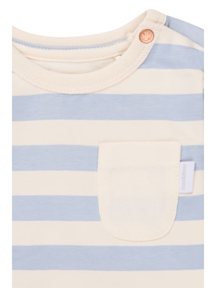 Noppies Langarmshirt Otis in Stripe pattern Light Blue günstig kaufen
