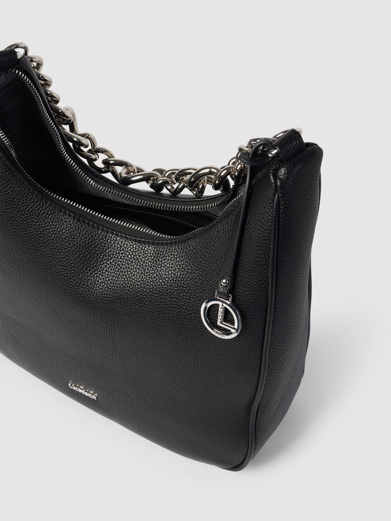 Handtasche in Leder-Optik Modell 'Josa' in schwarz
