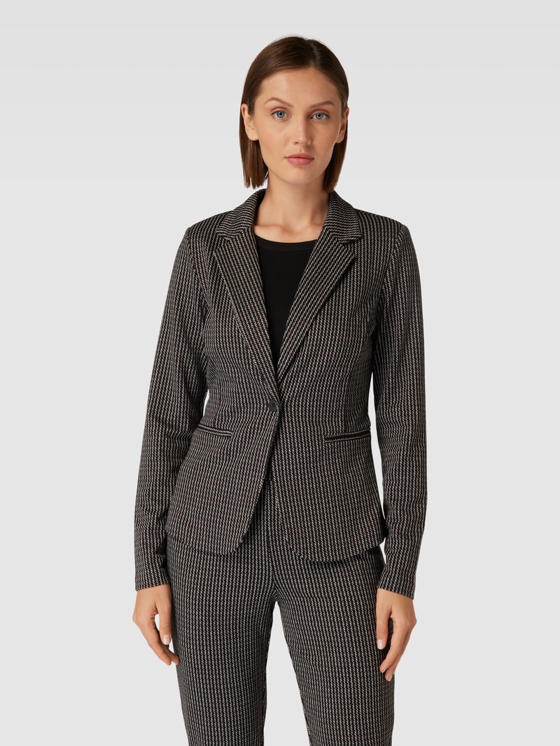 Blazer mit Allover-Muster Modell 'KATE' in bordeaux rot