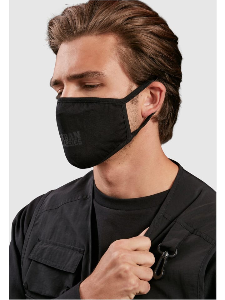 Urban Classics Urban Classics Gesichtsmasken in black günstig kaufen onesize
