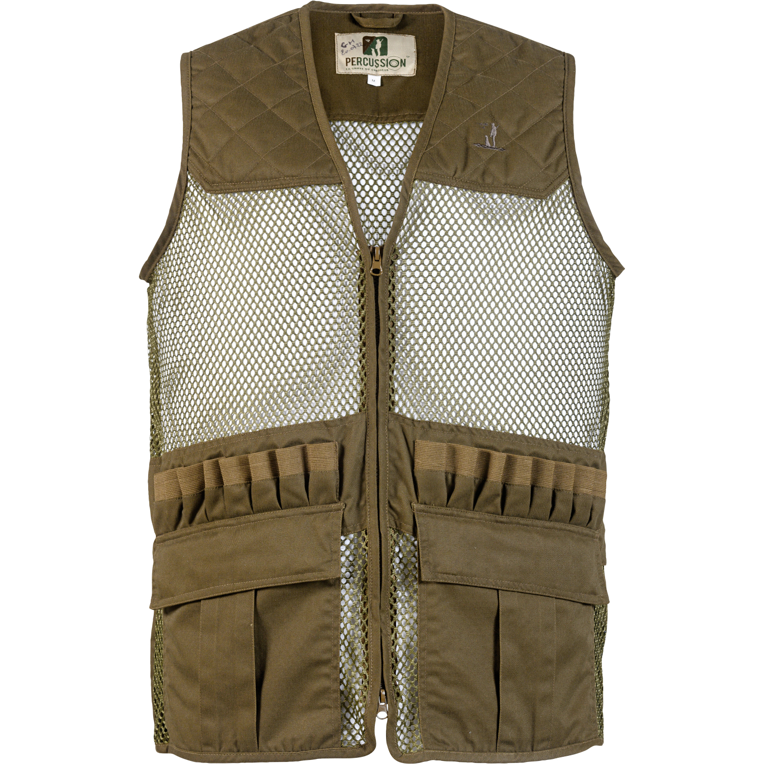 Percussion Unisex Netzweste Savane (khaki)