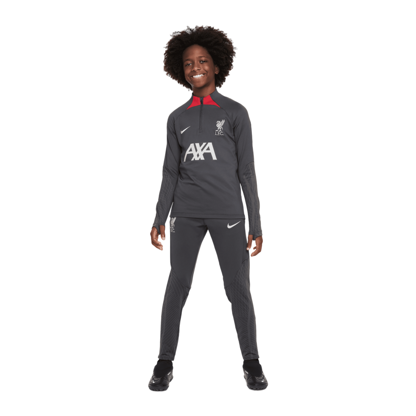 Nike FC Liverpool Drill Top Kids Schwarz F063