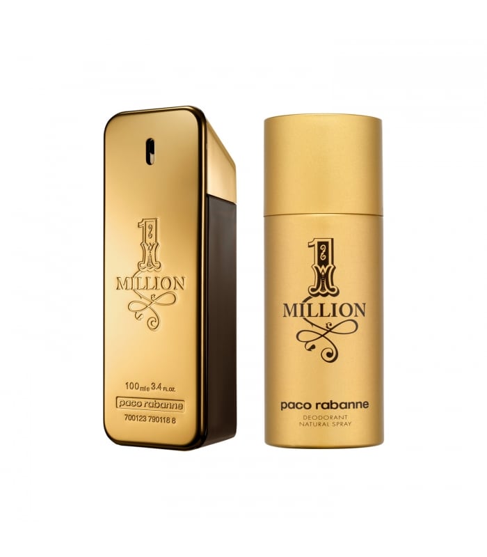 Paco Rabanne-1 MILLION-Coffret Eau de toilette 100 ml et déodorant 150 ml