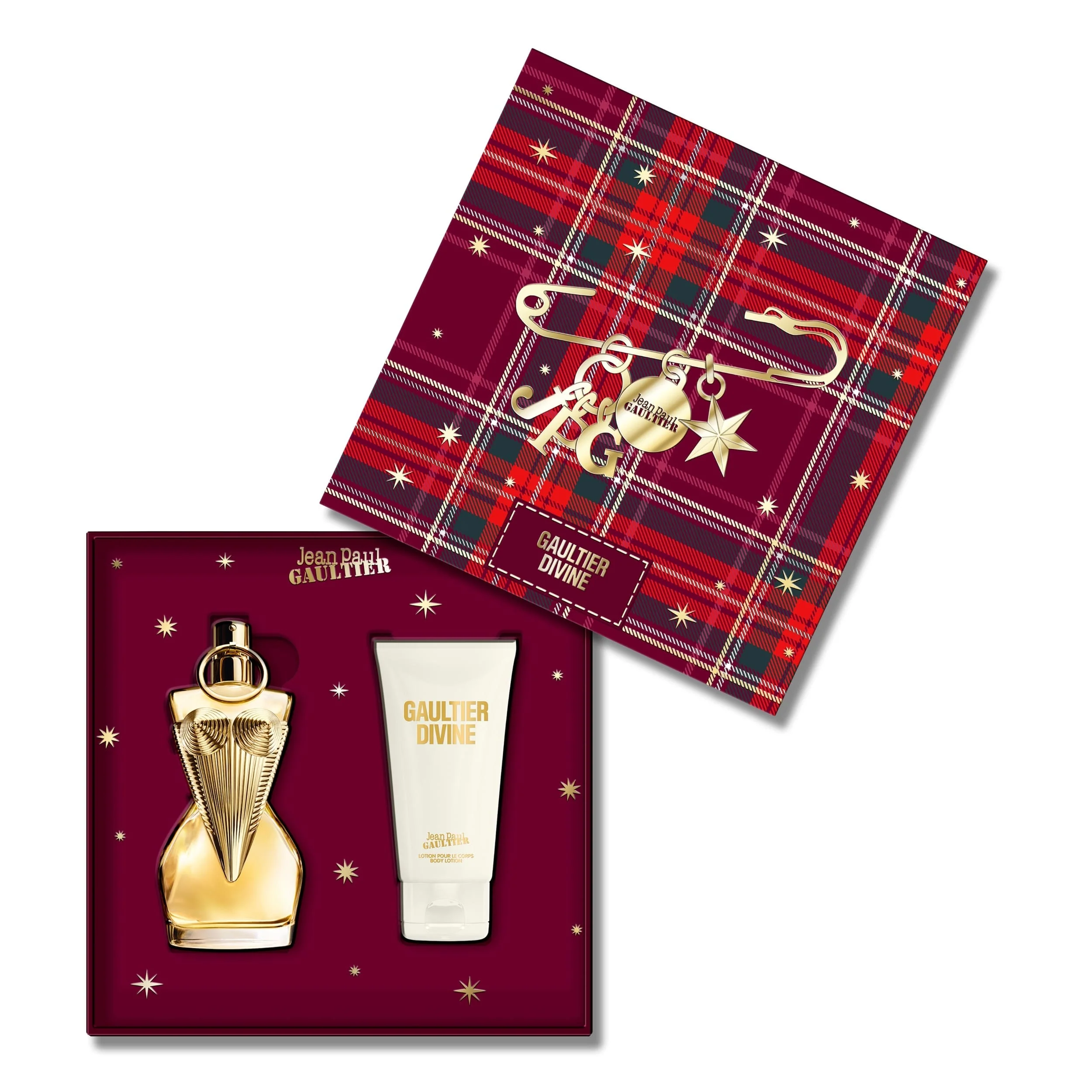 Gaultier Divine Estuche De Regalo Gaultier Divine Eau de Parfum + Loción Corporal - Set De Perfume Mujer, Eau de Parfum, Loción Corporal