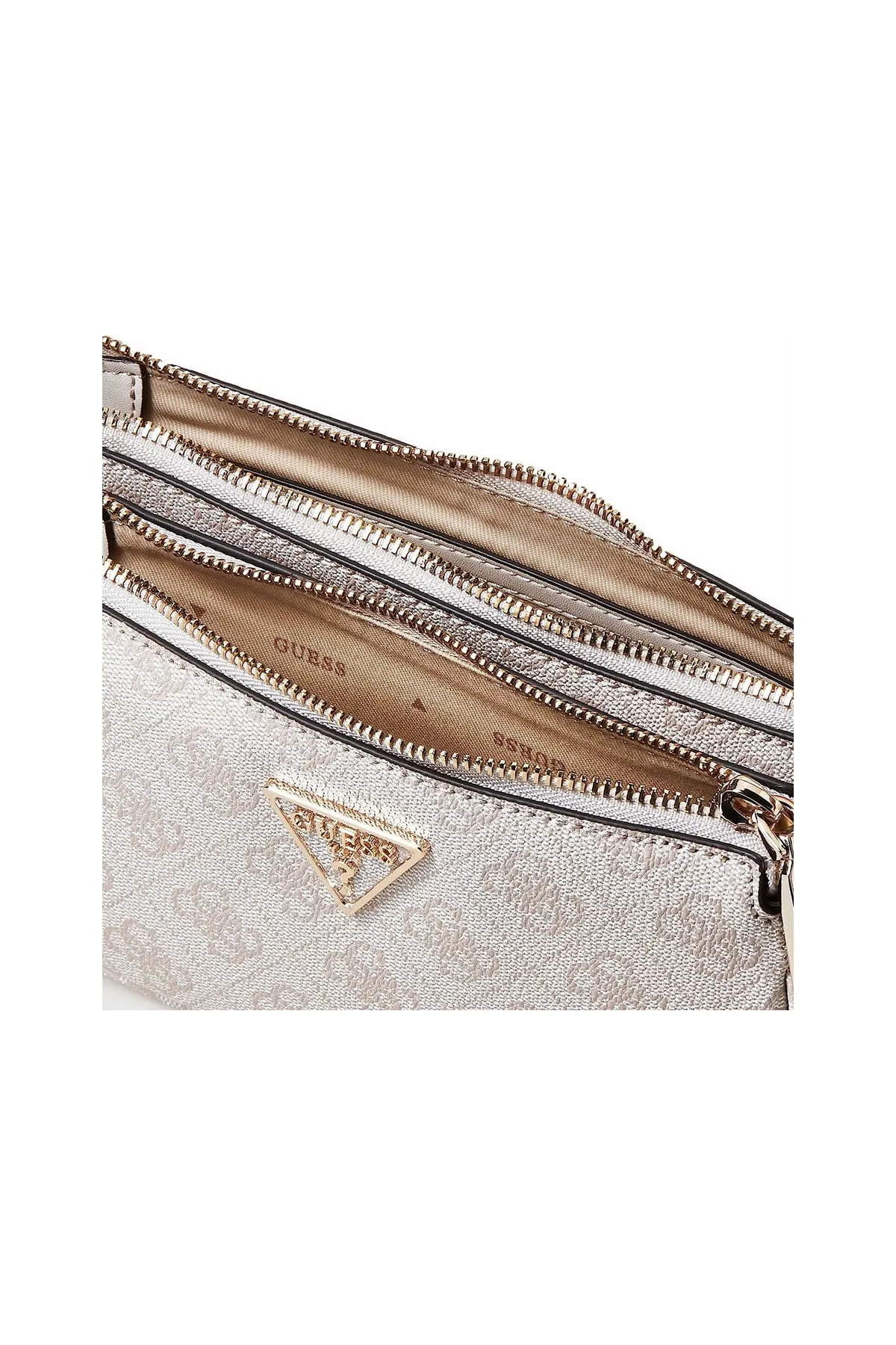 Guess  Handtasche - Beige - Strukturiert