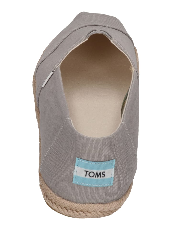 TOMS Espadrilles ALPARGATA ROPE in grau günstig kaufen