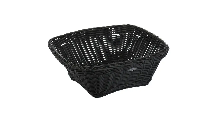 WESTMARK Brotkorb quadratisch 23x9cm schwarz