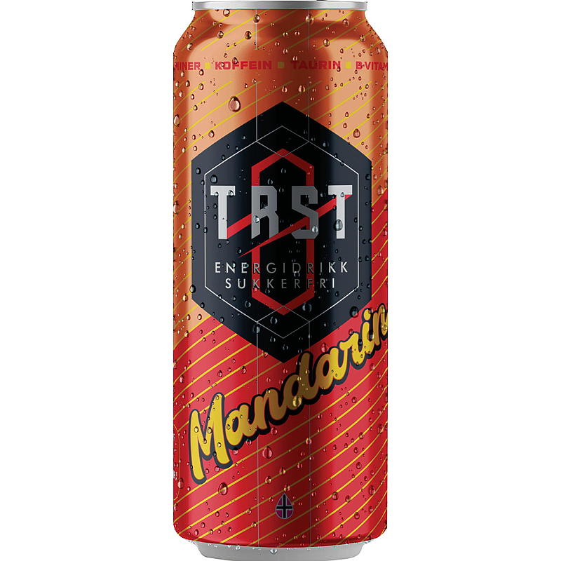 Tørst Tørst energidrikk 500 ml Mandarin sukkerfri