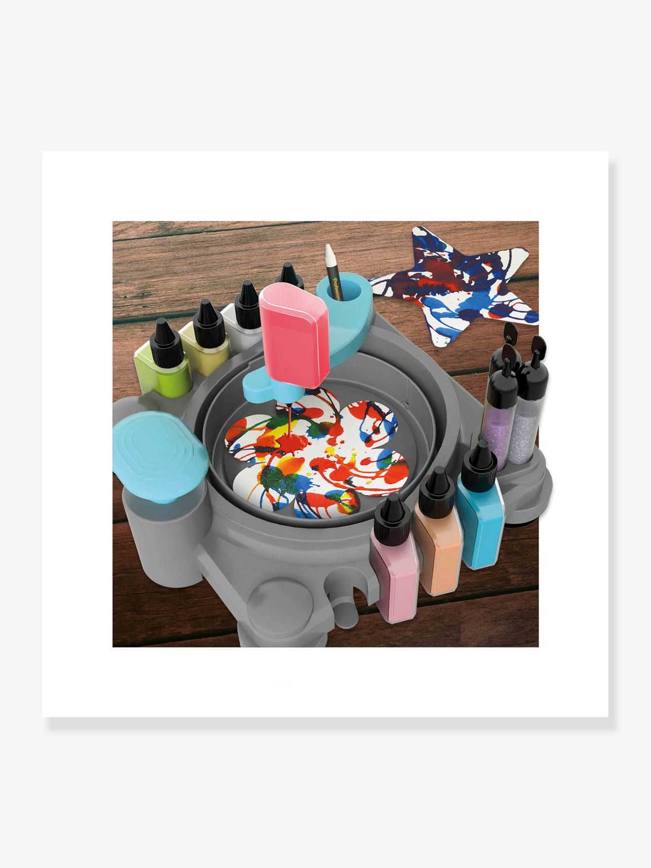 Buki Kinder Kreativ-Atelier SPIN ART BUKI - grau